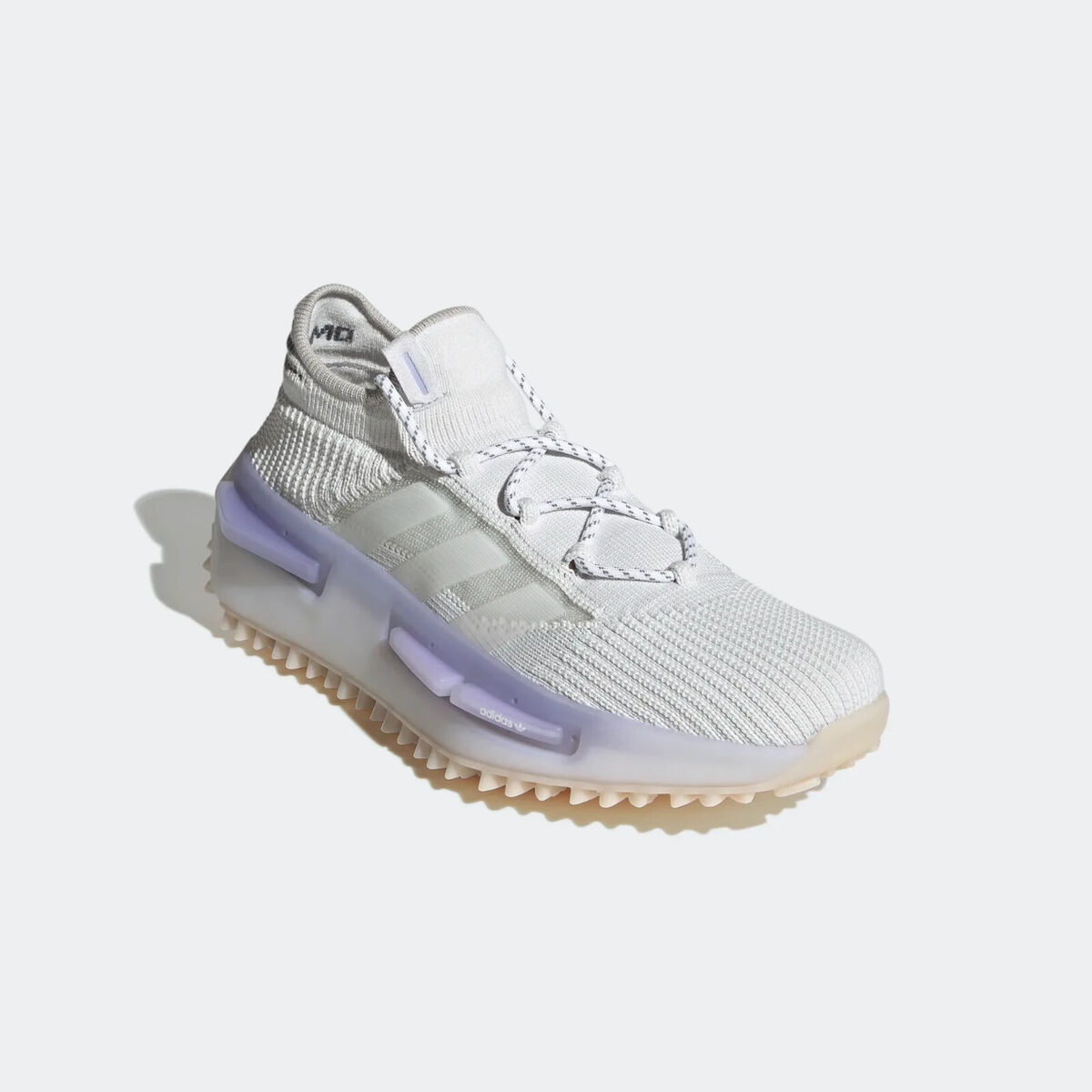 Adidas NMD S1 Casual Shoes Cloud White / Light Purple Sz 9.5 Adidas NMD S1 Casual Shoes Cloud White / Light Purple Sz 9.5