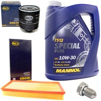 MotoröL Filter Set 10W30 5 Liter + ÖLablassschraube FüR VW Golf IV Variant Bora
