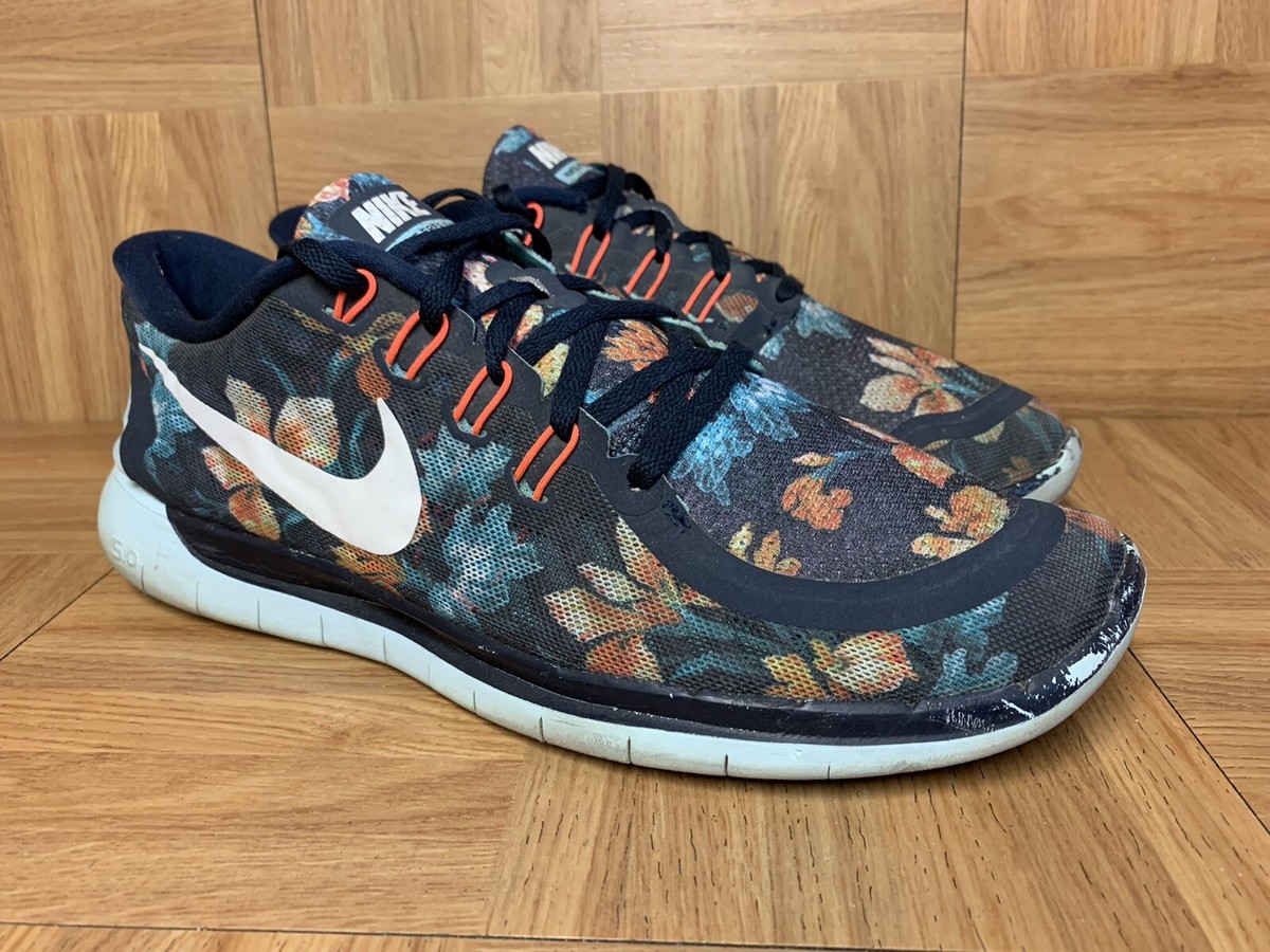 RARE🔥 Nike Free 5.0 Photosynthesis Obsidian Teal Floral Sz RARE🔥 Nike Free 5.0 Photosynthesis Obsidian Teal Floral Sz