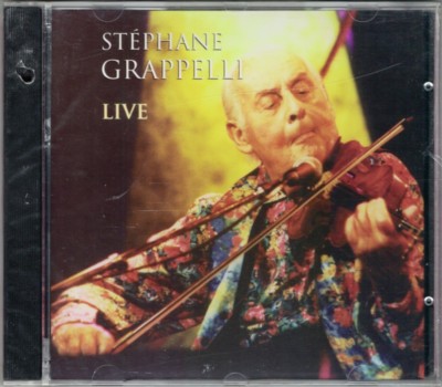 Stephane GRAPPELLI: LIVE 1994 Bucky Pizzarelli Jon Burr CD Lady Be Good Daphne