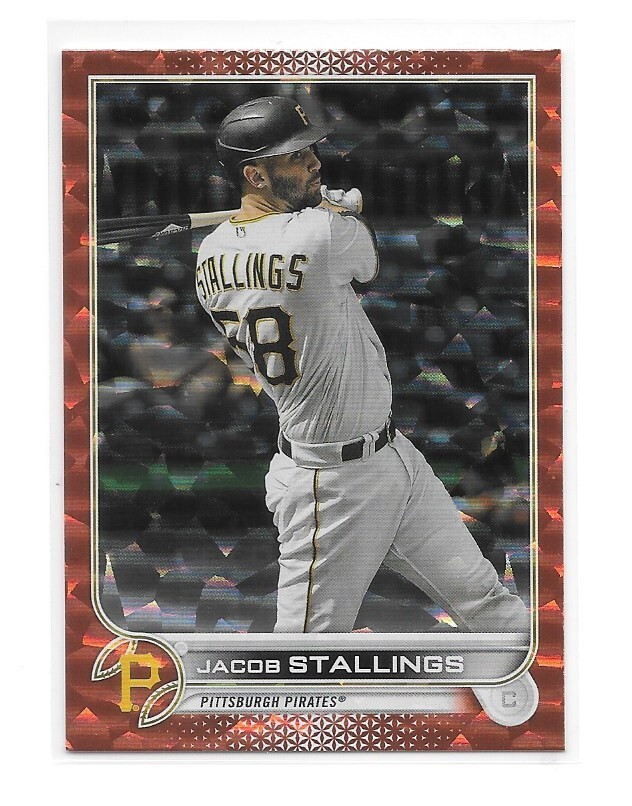 JACOB STALLINGS 2022 Topps Series 1 #286 Orange Foil Parallel /299 Pirates