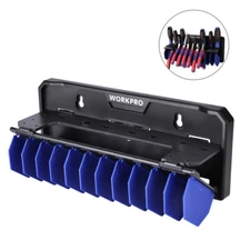 WORKPRO Foldable Tool Organizer 13.5-inch Wall Mount Screwdriver Plier Organizer