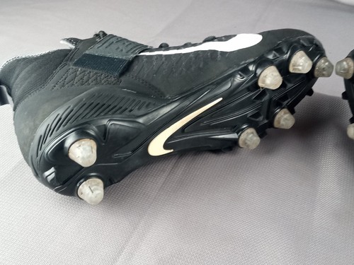 Nike Alpha Menace Pro 2 Football Cleats Men Shoe Size 8.5 CK4277-001 Black Spike - Picture 12 of 22