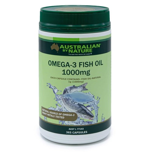 Australian by Nature-Omega-3 Fish Oil 1000mg 365 Capsules | eBay
