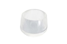 Shepherd 24 Pack Non-Slip Round Rubber Leg Tip Floor Protectors   1" Inner