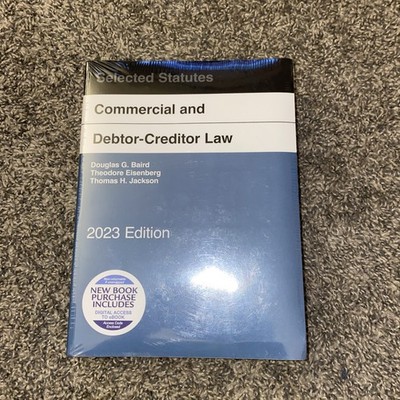 Commercial and Debtor-Creditor Law Selected Statutes, 2023 Edition