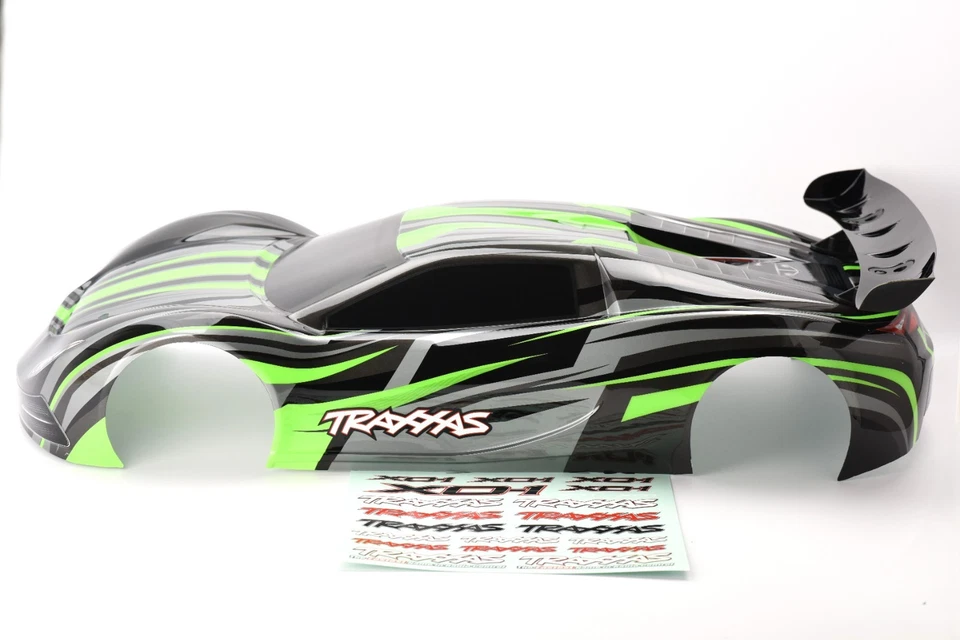 Fits Traxxas XO-1 UPDATED BODY shell Green 2022 (painted cover & decal 64077-3 - Image 3 of 4