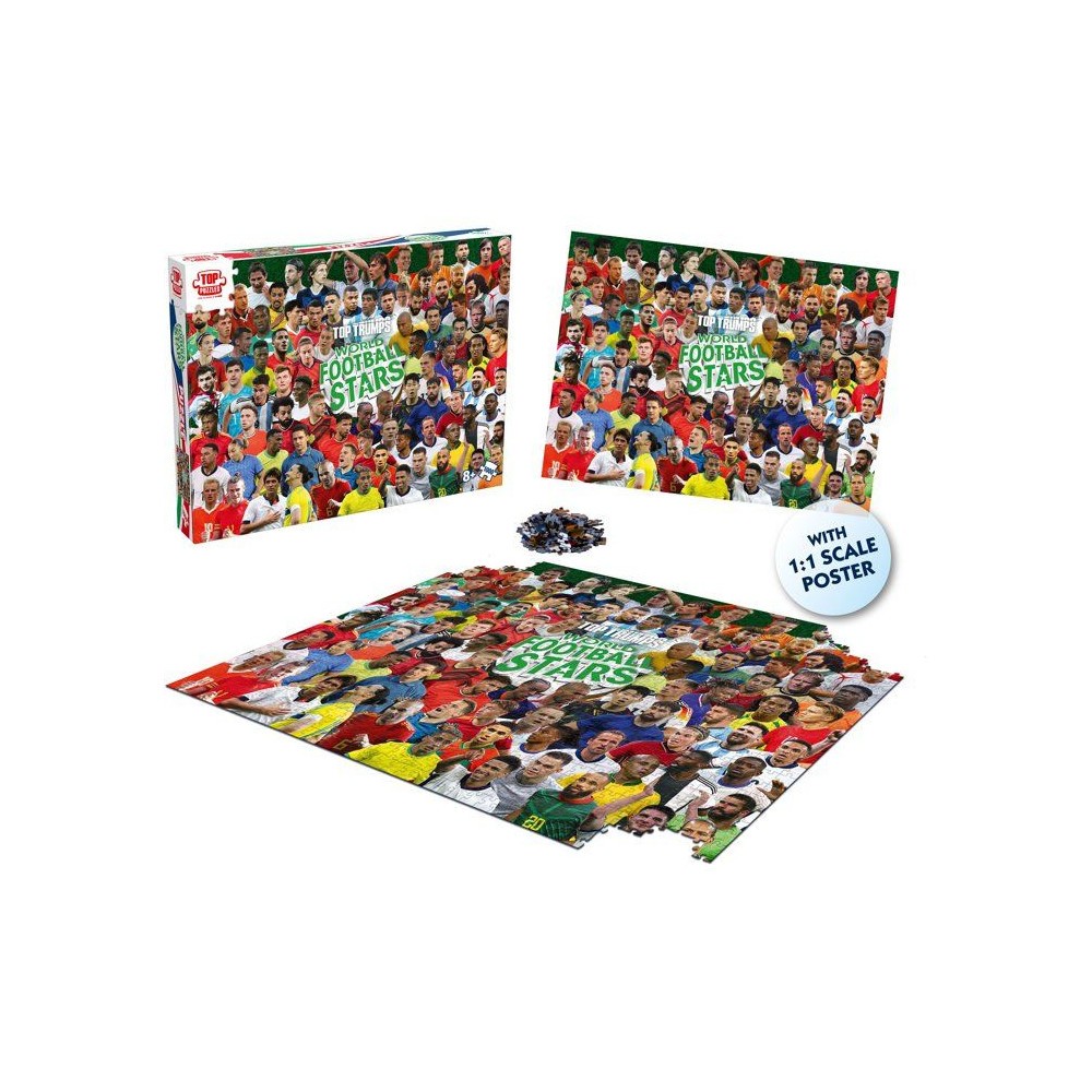 Puzzle World Football Stars 2026 de 1000 pièces, le défi idéal pour les passionnés de foot