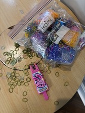 Rainbow Loom Rubber Bands Refill Multicolor Loom Bracelet Making W/ Auto Loom