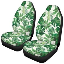 Monstera Tropical Plants Car Seat Covers for Cars,Car Seat Covers with