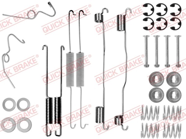 ZubehöRsatz Bremsbacken Quick Brake 105-0624 FüR Transit Ford Bus VAS VLS VZS-image