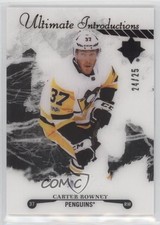 2017 Ultimate Collection Introductions Onyx Black 24/25 Carter Rowney #UI-5 s3g