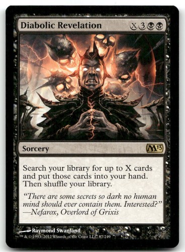 Magic the Gathering Magic 2013 Diabolic Revelation #87/249 MTG NM