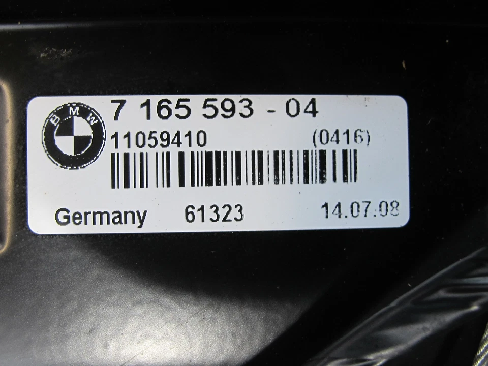 08-13 BMW E88 135I CONVERTIBLE CUARTO TRASERO IZQUIERDO REGULADOR VENTANA CON MOTOR OEM Foto 3 de 4