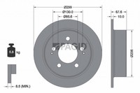 2X Pagid Bremsscheibe 54987NC FüR Ssangyong Kyron Rexton 2 Actyon 1 Sports Qj