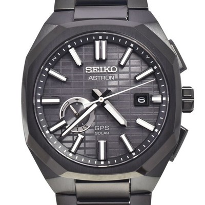 SEIKO Astron SBXD015（3X62-0AA0） diamond shield  GPS Solar Men's Watch H#...