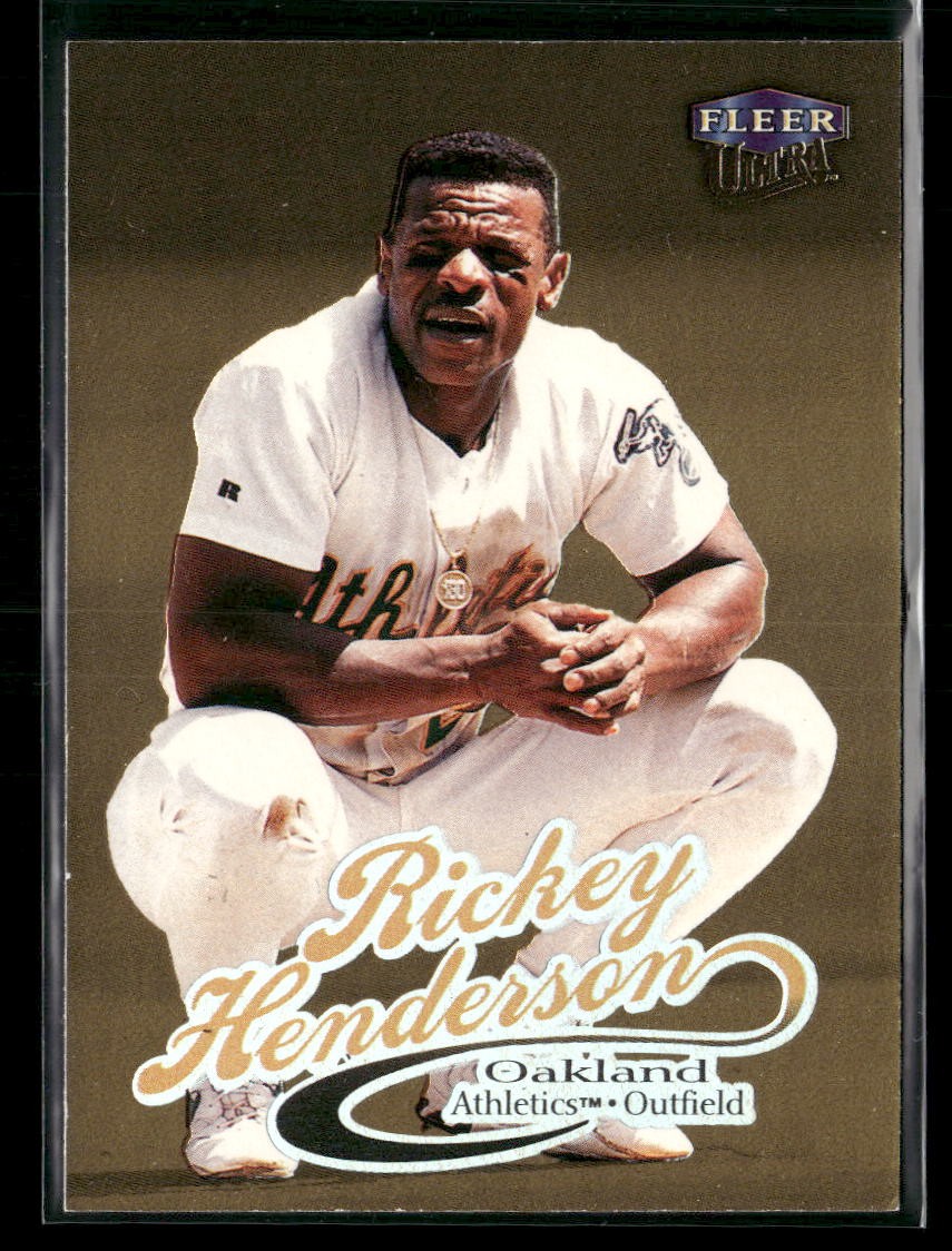 1999 Ultra #170G Rickey Henderson Gold Medallion