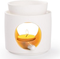 Duftlampe Keramik Aromalampe Teelichthalter Aroma Diffuser StöVchen Weiß