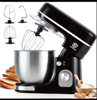 5L Food Mixer 8 Speeds & Pulse 1300W Electric Kitchen Mixers with Steel Bowl