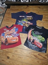 Set of Vintage Cars 3t Shirts As-Is Lightning McQueen Cars Disney Kids