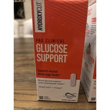 Hydroxycut Pro Clinical Glucose Support Supplement 60 Capsules Each EXP 6/2027
