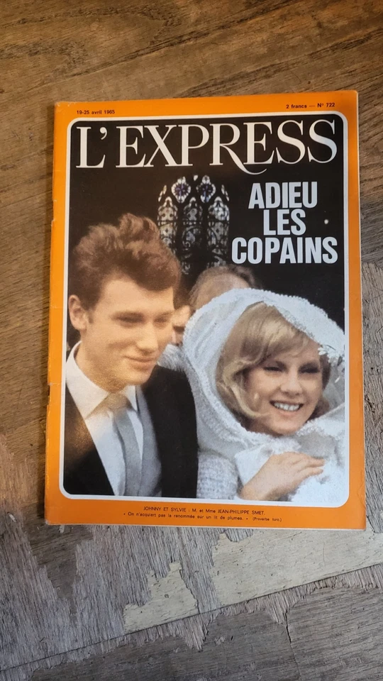 Johnny Hallyday l'express 722 de 1965 Adieu les copains - Photo 1/1