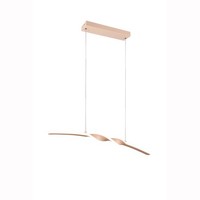 HäNgelampe Led Pendelleuchte Esszimmer Sandfarben HöHenverstellbar H 150 Cm