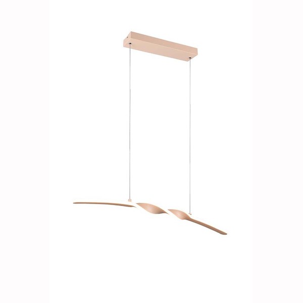 HäNgelampe Led Pendelleuchte Esszimmer Sandfarben HöHenverstellbar H 150 Cm-image