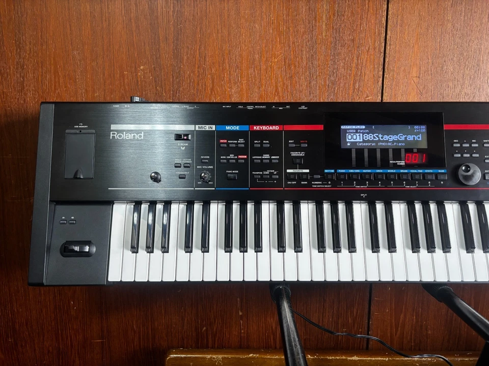 Roland Juno-Stage 76-key Performance Synthesizer w/ bag - Image 2 of 4