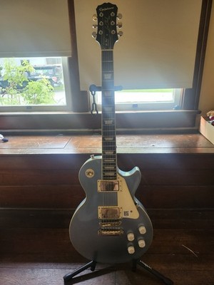 Epiphone Les Paul Standard Solid Body Electric Guitar Blue Right-Handed 6-String