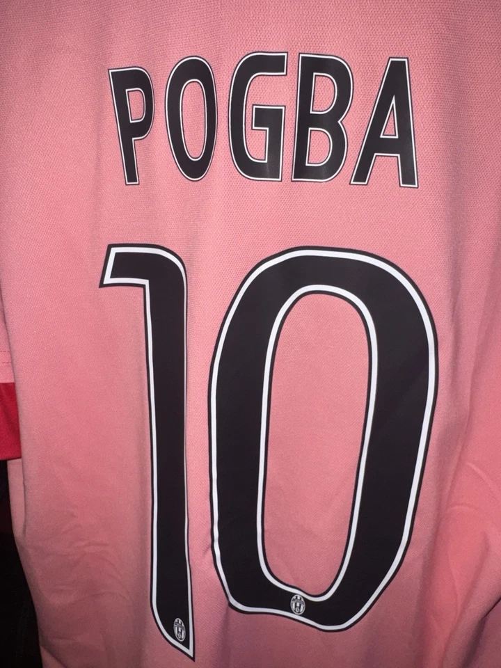 Camiseta Pogba Rosa UCL Visitante Juventus 2015/2016 (Mediana) *Nueva* (Réplica) Foto 2 de 4
