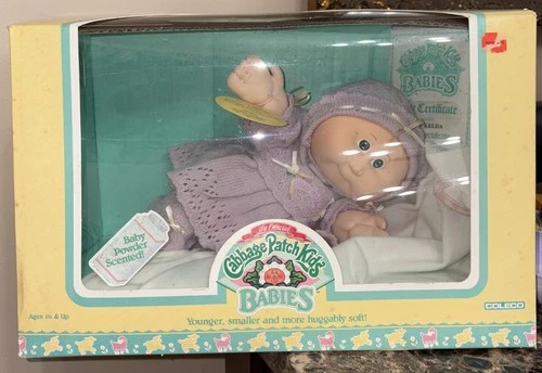 Cabbage Patch Kids Babies Nadine Kelda 1986 Coleco #04752 Vintage HTF NRFB NIB