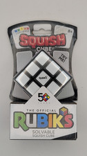 Rubiks Solvable Squish Cube Stress Toy Official Soft Fidget Puzzle 3x3