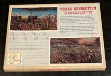 TEXAS REVOLUTION War Board Game RARE Mings Enterprises 1981. APPEARS