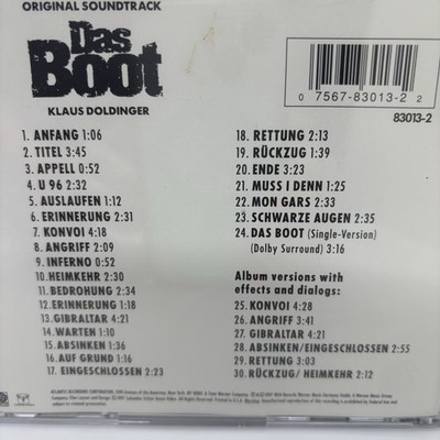 ダス・ブート オリジナルサウンドトラック CD Das Boot : Original Motion Picture Soundtrack - Amazon.com Music