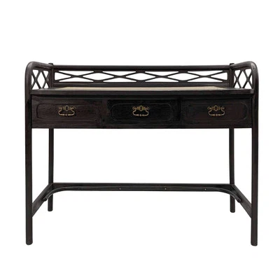 Bureau 1900 en bois tourné dans le style de Joseph Kohn - Photo 1/4