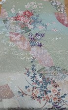 Japanese Kimono Fabric Bolt Tanmono 100 Silk Rimpa Collection Edo Period Design