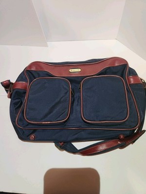Vintage 90 s Samsonite Suitcase Carry On Messenger Bag Overnight Compact 16 Inch