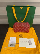 Goyard Multi-Purpose Red Storage/Makeup Bag