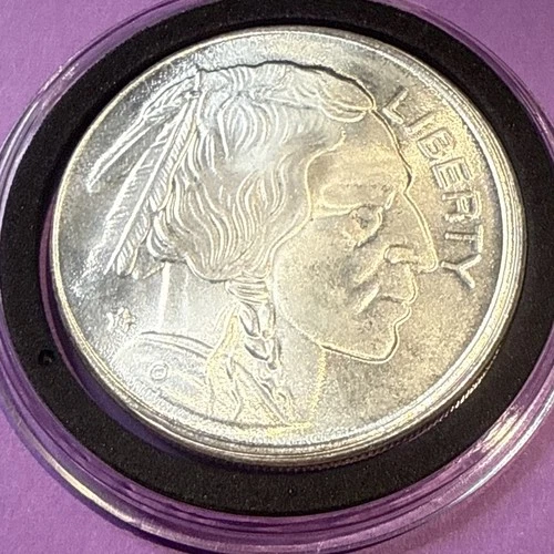 1 oz Liberty Indian Head “3 Legged Buffalo” Silver .999 Fine Silver Round