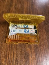 Vintage Iodent Travel Kit Toothbrush and Toothpaste Kit in Original Box