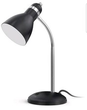 Metal Desk Lamp, Eye-Caring Table Lamp, Study Lamps with Flexible Goose Neck ...