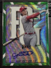 2021 Leaf Perfect Game All-American Classic Auto GREEN WAVE 🟢 Gavin Turley 4/4