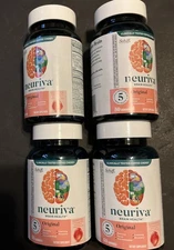 Neuriva Brain Performance Original Gummies Strawberry 50 Count 4 Bottles 9/26+
