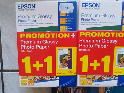 EPSON Fotopapier Premium Glossy 10x15cm 255g  300 Blatt S041729