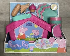 PEPPA PIG'S Let’s Have A Picnic Set 15 Pieces Basket Service For 4 Toy New