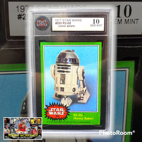 1977 Topps Star Wars #253 R2-D2 (Kenny Baker) — KSA 10
