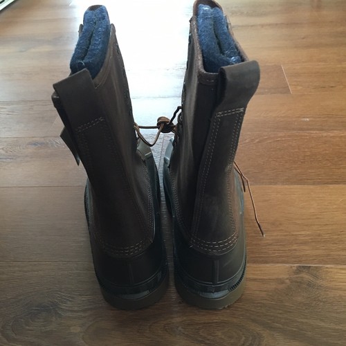 NEU Lacrosse Outdoorsman Gummi Leder Schnee Regen Stiefel herausnehmbare Einlagen Größe 7 - Bild 4 von 7