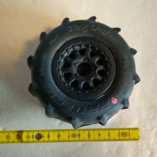 22RR50 RC WHEELS, #1758 SLING SHOT, PRO-LINE: 1.70 X 4.52, 5MM BORE, 4-1/4" NEU! - Bild 5 von 7