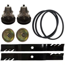 42" Mower Deck Rebuild Kit Spindles Blades For MTD Yard Machines